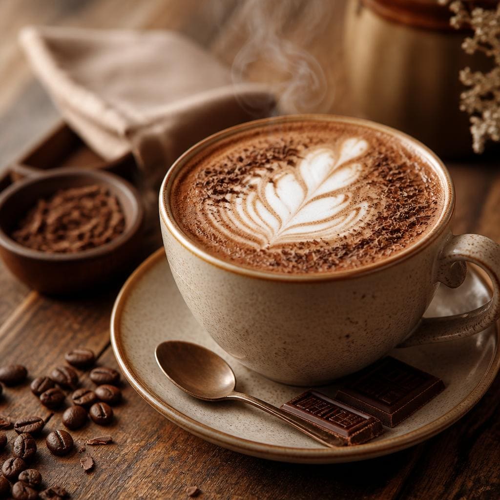 Moccachino dari Menu Tujuh Satu Kopi